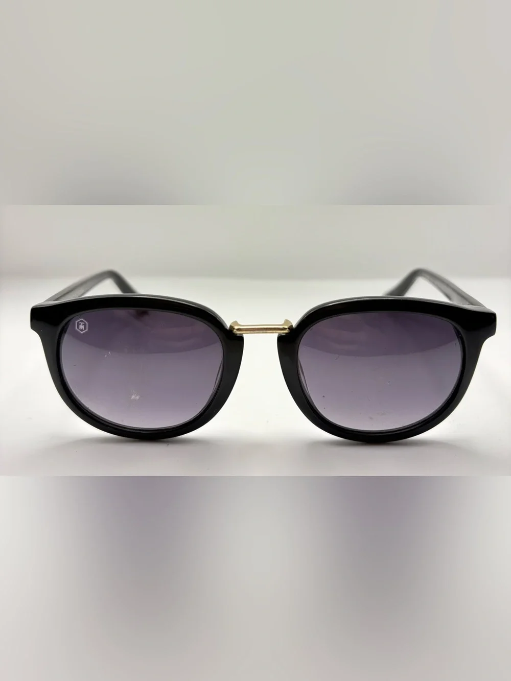 Taylor Morris Vredefort Black Oval Sunglasses Frames Only